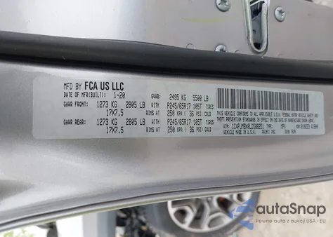 2020 Jeep Cherokee Trailhawk 4X4 z USA, uszkodzony, nr VIN 1C4PJMBX0LD588251